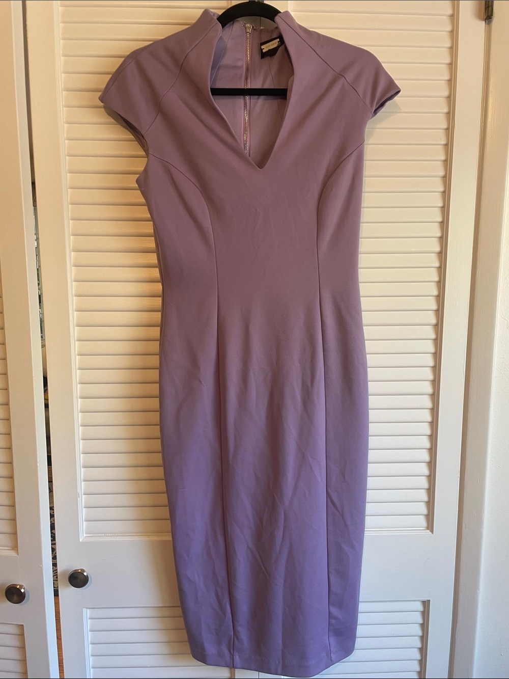 Alexia Admor Lilac Cap Sleeve Sheath Dress - Women